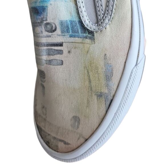 Sperry Star Wars C-3PO & R2-D2 Slip-On Shoes Men's Sz 8.5 Retro Canvas Nerdcore - Picture 7 of 16
